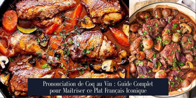 Prononciation de Coq au Vin : Guide Complet pour Maîtriser ce Plat Français Iconique