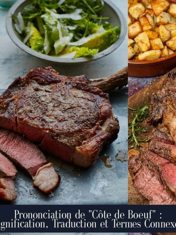 Prononciation de "Côte de Boeuf" : Signification, Traduction et Termes Connexes