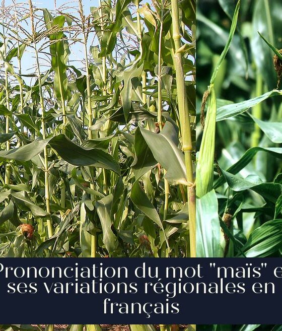 Prononciation du mot "maïs" et ses variations régionales en français