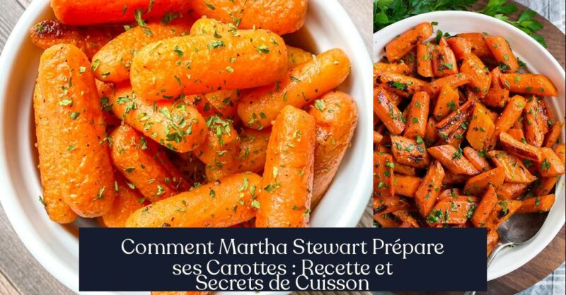 Comment Martha Stewart Prépare ses Carottes : Recette et Secrets de Cuisson