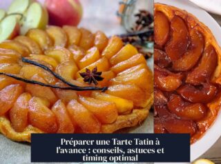 Préparer une Tarte Tatin à l'avance : conseils, astuces et timing optimal