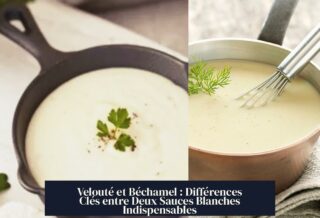 Velouté et Béchamel : Différences Clés entre Deux Sauces Blanches Indispensables