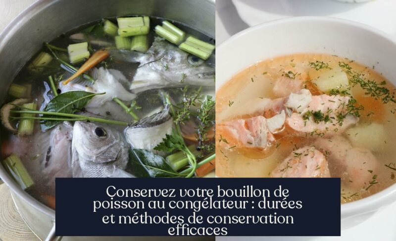 Conservez votre bouillon de poisson au congélateur : durées et méthodes de conservation efficaces
