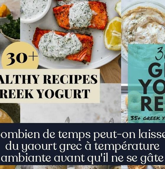 Combien de temps peut-on laisser du yaourt grec à température ambiante avant qu'il ne se gâte