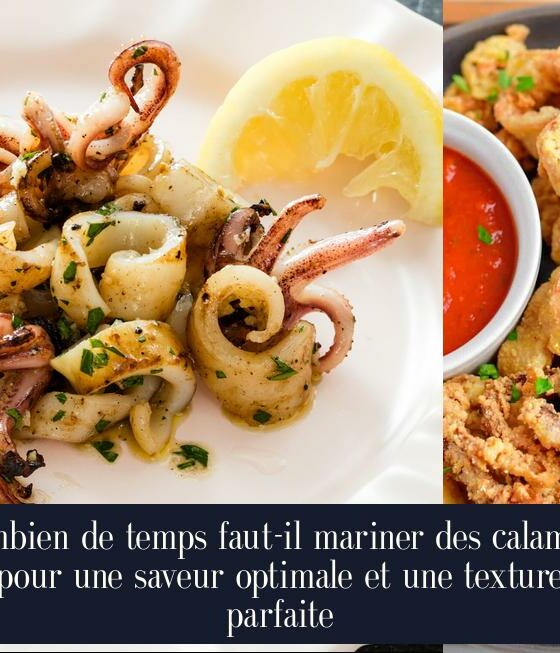 Combien de temps faut-il mariner des calamars pour une saveur optimale et une texture parfaite