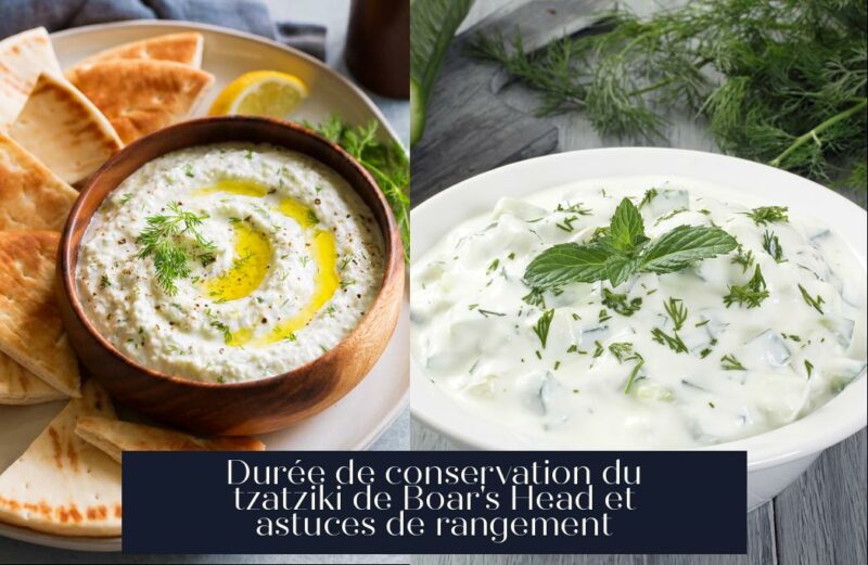 Durée de conservation du tzatziki de Boar's Head et astuces de rangement