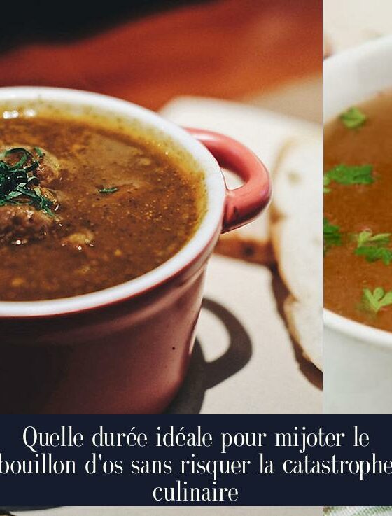 Quelle durée idéale pour mijoter le bouillon d'os sans risquer la catastrophe culinaire