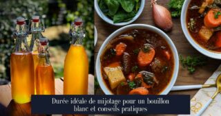 Durée idéale de mijotage pour un bouillon blanc et conseils pratiques