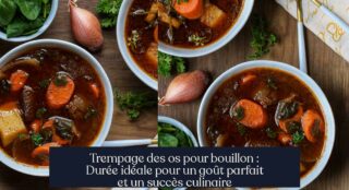 Trempage des os pour bouillon : Durée idéale pour un goût parfait et un succès culinaire