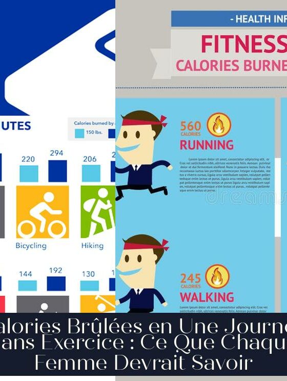Calories Brûlées en Une Journée Sans Exercice : Ce Que Chaque Femme Devrait Savoir