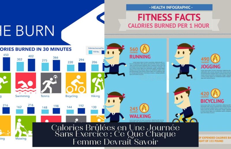 Calories Brûlées en Une Journée Sans Exercice : Ce Que Chaque Femme Devrait Savoir