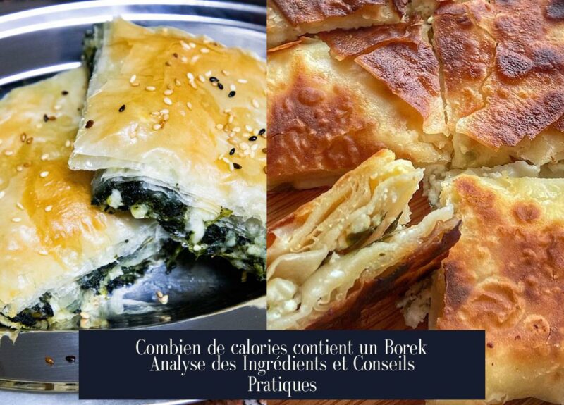 Combien de calories contient un Borek Analyse des Ingrédients et Conseils Pratiques
