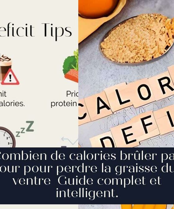 Combien de calories brûler par jour pour perdre la graisse du ventre Guide complet et intelligent.