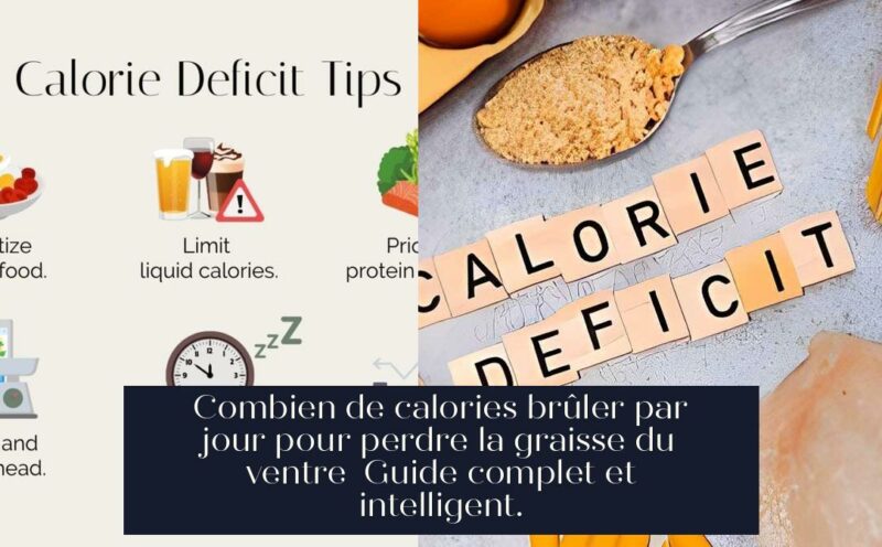 Combien de calories brûler par jour pour perdre la graisse du ventre Guide complet et intelligent.