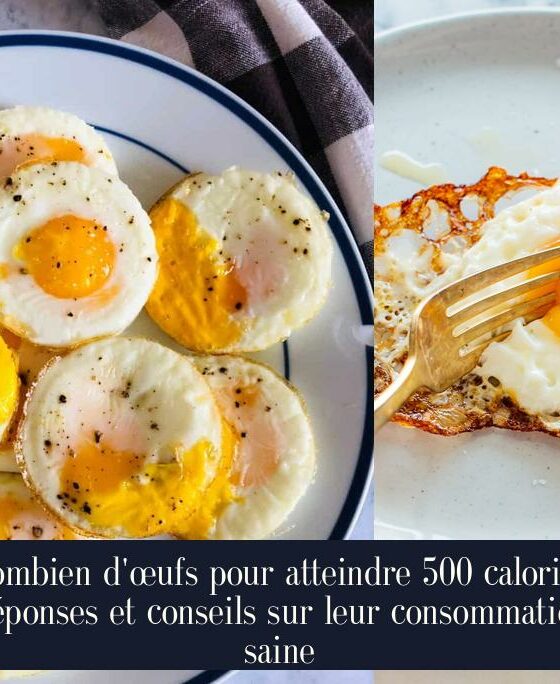 Combien d'œufs pour atteindre 500 calories Réponses et conseils sur leur consommation saine