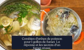 Combien d'arêtes de poisson pour 1 gallon de fumet La réponse et les secrets d'un fumet réussi.