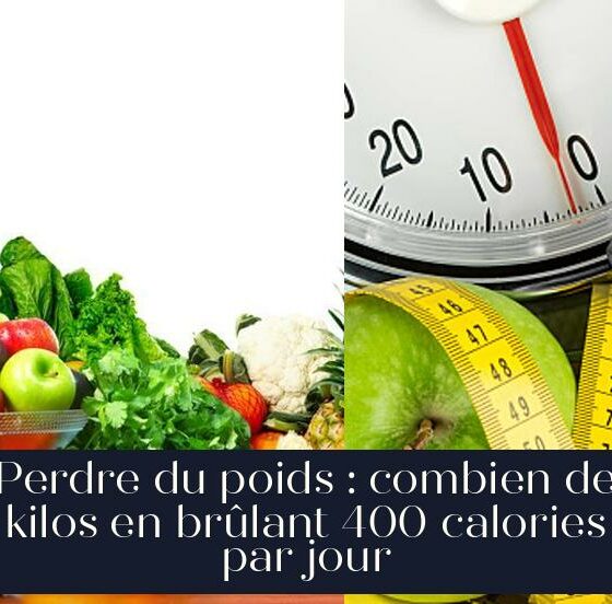 Perdre du poids : combien de kilos en brûlant 400 calories par jour