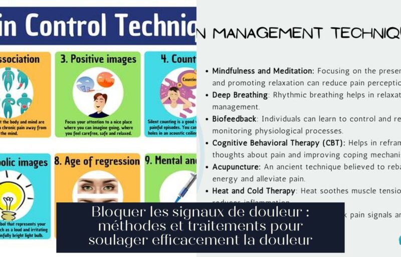 Bloquer les signaux de douleur : méthodes et traitements pour soulager efficacement la douleur