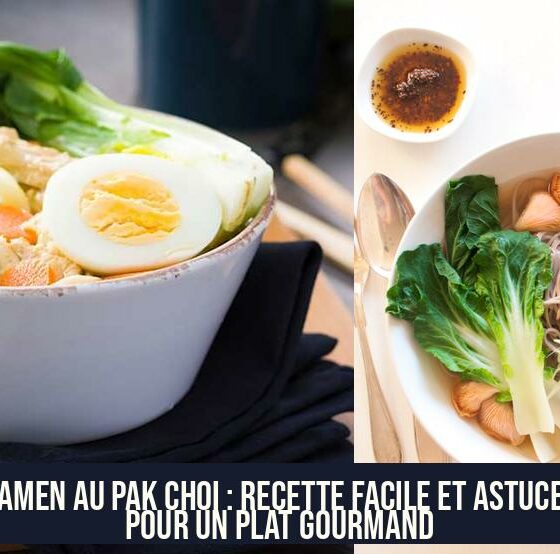 Ramen au Pak Choi : Recette Facile et Astuces pour un Plat Gourmand