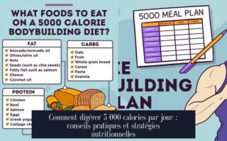 Comment digérer 5 000 calories par jour : conseils pratiques et stratégies nutritionnelles