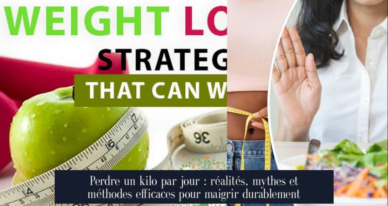 Perdre un kilo par jour : réalités, mythes et méthodes efficaces pour maigrir durablement