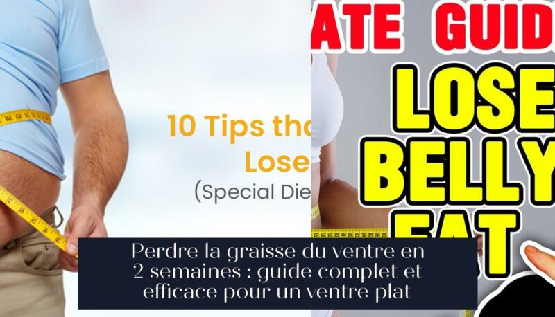 Perdre la graisse du ventre en 2 semaines : guide complet et efficace pour un ventre plat