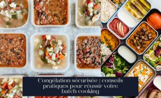 Congélation sécurisée : conseils pratiques pour réussir votre batch cooking
