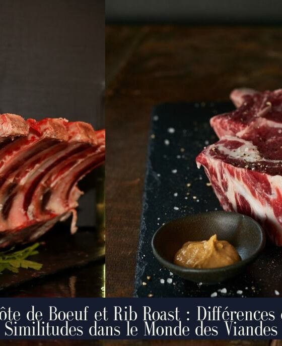 Côte de Boeuf et Rib Roast : Différences et Similitudes dans le Monde des Viandes