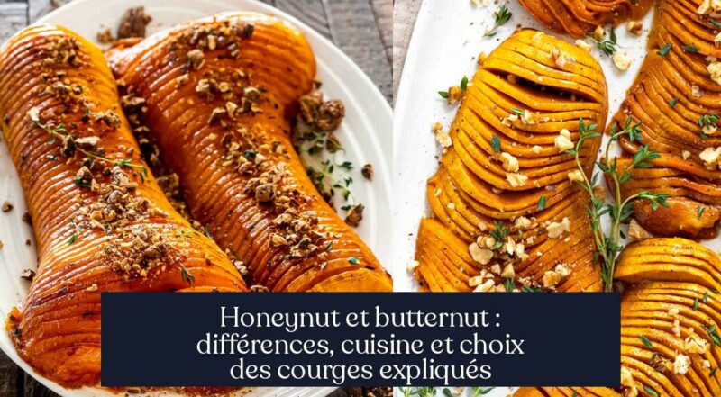 Honeynut et butternut : différences, cuisine et choix des courges expliqués