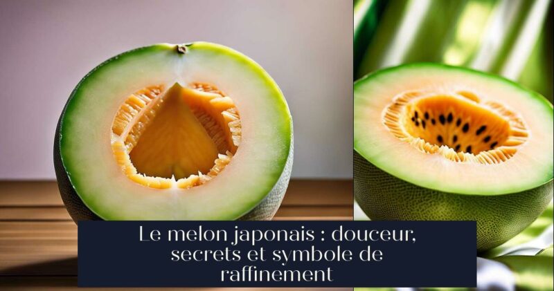 Le melon japonais : douceur, secrets et symbole de raffinement