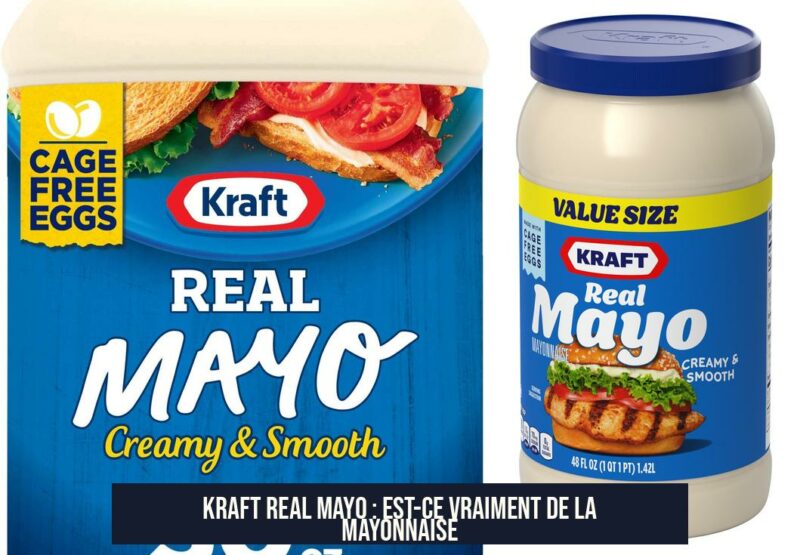 Kraft Real Mayo : Est-ce vraiment de la mayonnaise
