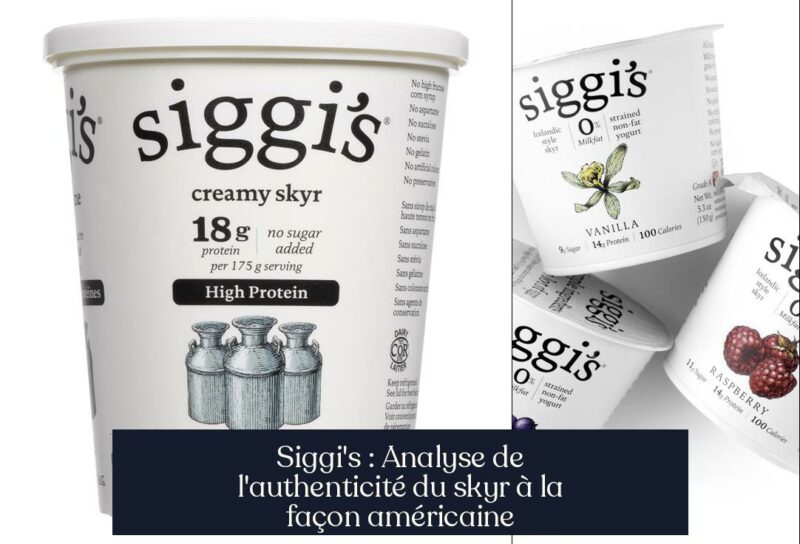 Siggi's : Analyse de l'authenticité du skyr à la façon américaine