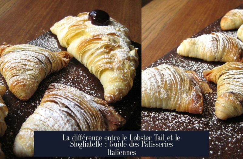 La différence entre le Lobster Tail et le Sfogliatelle : Guide des Pâtisseries Italiennes