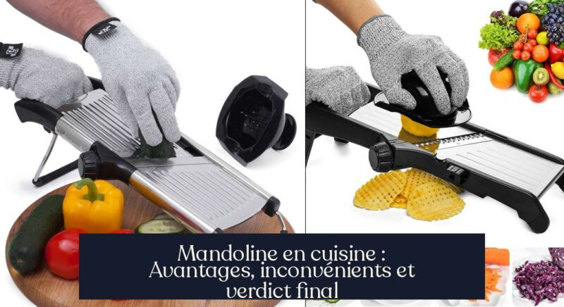 Mandoline en cuisine : Avantages, inconvénients et verdict final