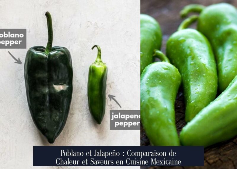Poblano et Jalapeño : Comparaison de Chaleur et Saveurs en Cuisine Mexicaine