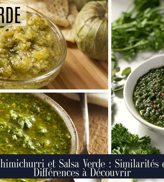 Chimichurri et Salsa Verde : Similarités et Différences à Découvrir