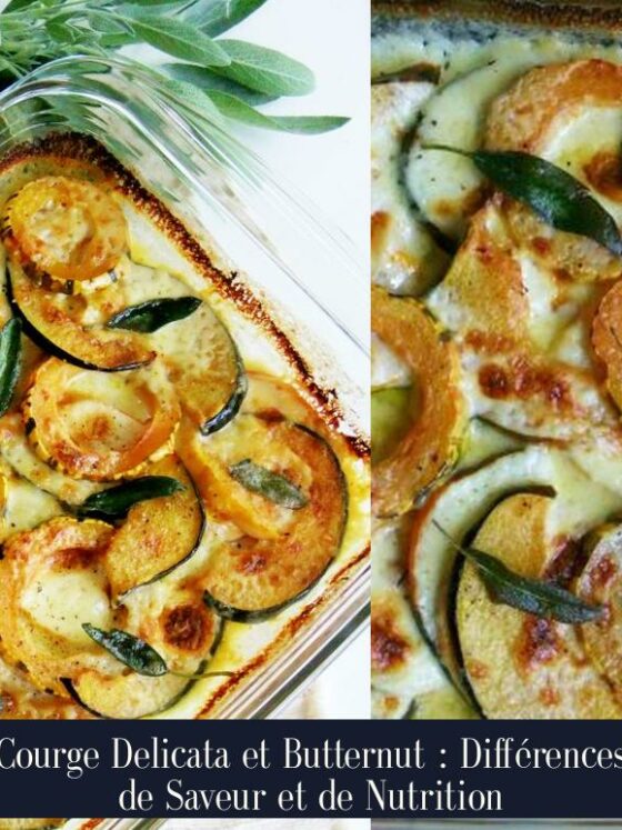 Courge Delicata et Butternut : Différences de Saveur et de Nutrition