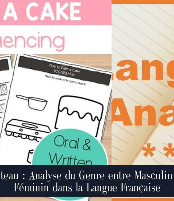 Gâteau : Analyse du Genre entre Masculin et Féminin dans la Langue Française