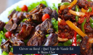 Chèvre ou Bœuf : Quel Type de Viande Est le Moins Cher