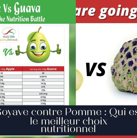 Goyave contre Pomme : Qui est le meilleur choix nutritionnel