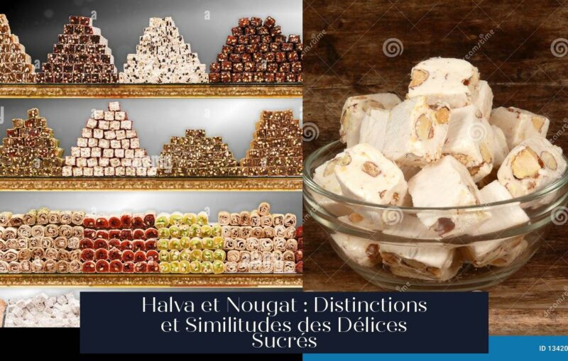 Halva et Nougat : Distinctions et Similitudes des Délices Sucrés