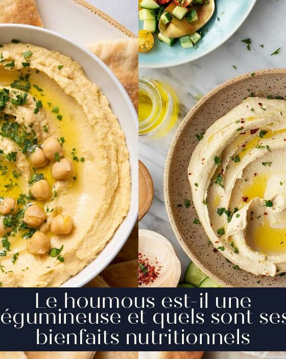 Le houmous est-il une légumineuse et quels sont ses bienfaits nutritionnels
