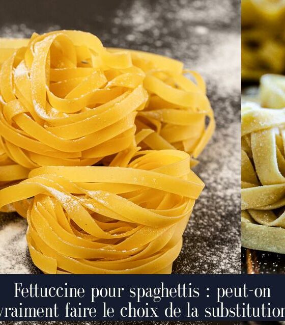 Fettuccine pour spaghettis : peut-on vraiment faire le choix de la substitution