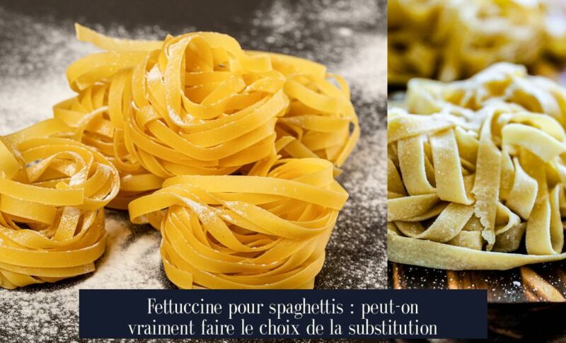Fettuccine pour spaghettis : peut-on vraiment faire le choix de la substitution