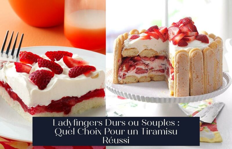 Ladyfingers Durs ou Souples : Quel Choix Pour un Tiramisu Réussi