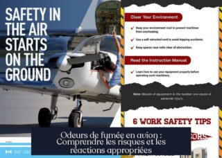 Odeurs de fumée en avion : Comprendre les risques et les réactions appropriées