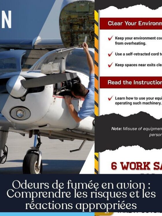 Odeurs de fumée en avion : Comprendre les risques et les réactions appropriées