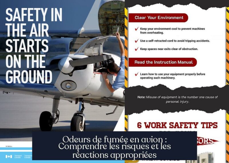 Odeurs de fumée en avion : Comprendre les risques et les réactions appropriées