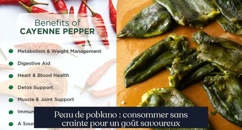 Peau de poblano : consommer sans crainte pour un goût savoureux