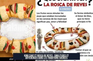 King Cake et Rosca de Reyes : Similitudes et Différences dans les Traditions Sucrées